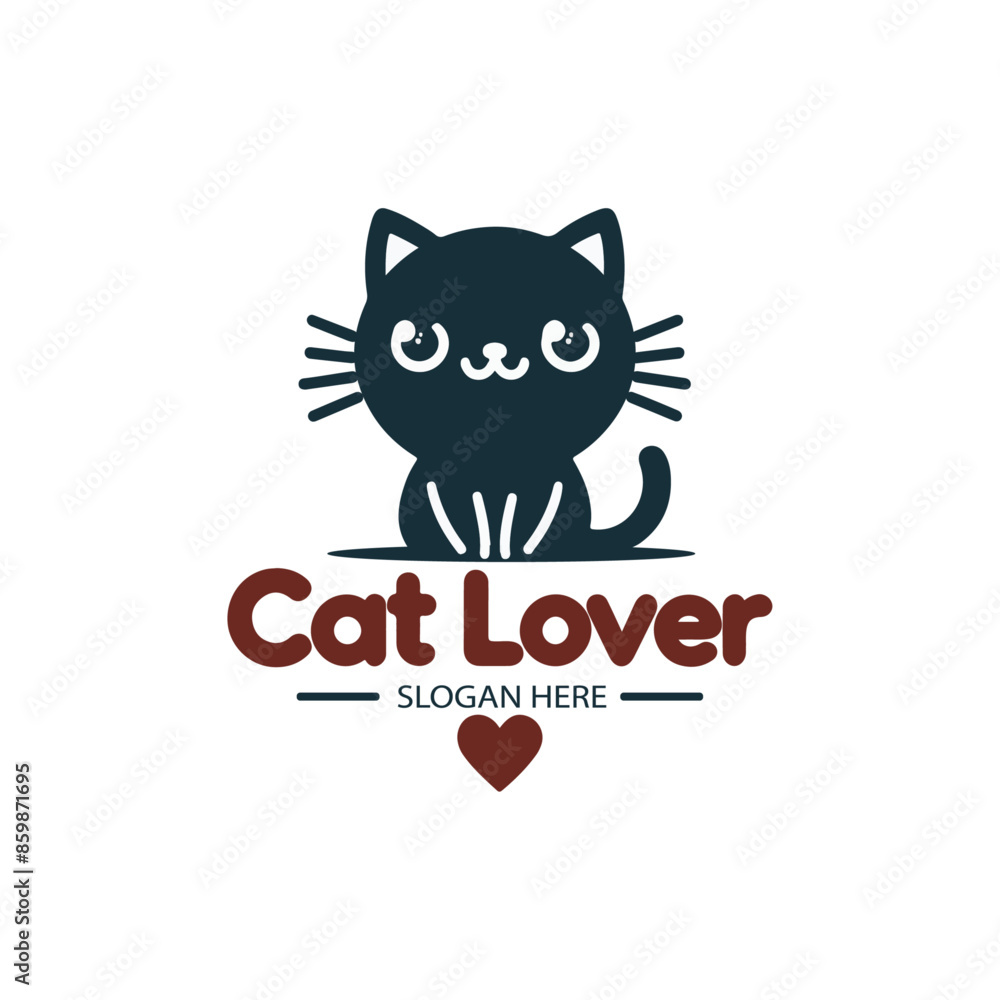 Cat logo and t-shirt design, any brand design, vector illustration file. Cat logo and t-shirt design, any brand design, vector illustration file.