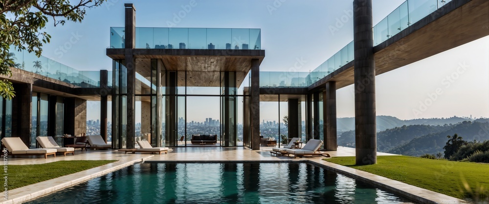 Luxury Mansion with Unique Architecture in Los Angeles Luxury Mansion with Unique Architecture in Los Angeles