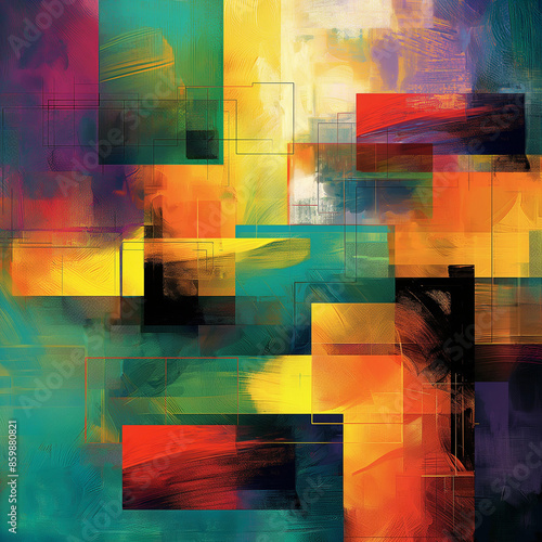 vivid abstract background with effect