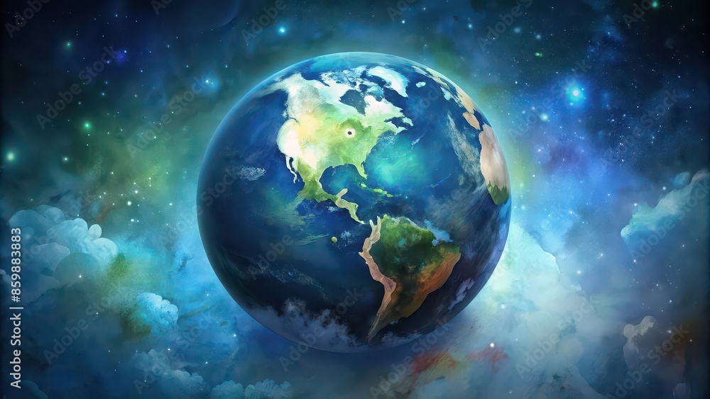 Earth day concept watercolor style , environment, planet, nature, eco-friendly, conservation, sustainability, watercolor painting, earth, globe, green, ecology, outdoors, symbolic Earth day concept watercolor style , environment, planet, nature, eco-friendly, conservation, sustainability, watercolor painting, earth, globe, green, ecology, outdoors, symbolic