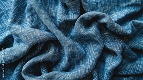 Texture of cotton fabric as background