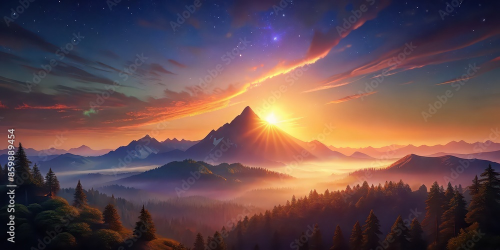 Sunset casting a warm glow over a tranquil mountainscape, mountains, sunset, tranquil, landscape, nature, dusk, sky, colors, peaceful, evening, horizon, beauty, silhouette, scenery, outdoor Sunset casting a warm glow over a tranquil mountainscape, mountains, sunset, tranquil, landscape, nature, dusk, sky, colors, peaceful, evening, horizon, beauty, silhouette, scenery, outdoor