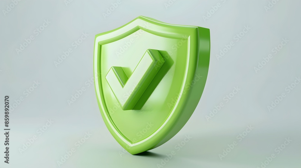 cartoon 3d Icon safety shield check mark perspective . Green symbol security safety icon. Checkmark in minimalistic style. 3d vector illustration. white background cartoon 3d Icon safety shield check mark perspective . Green symbol security safety icon. Checkmark in minimalistic style. 3d vector illustration. white background