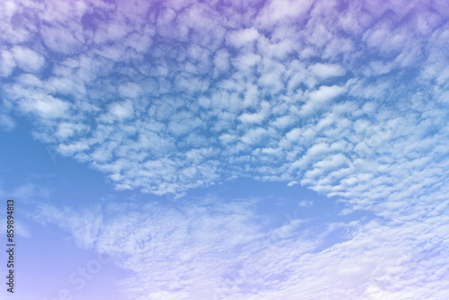 Pastel Colorful sky and cloud white. Beautiful afternoon bule sky and cloud white. 