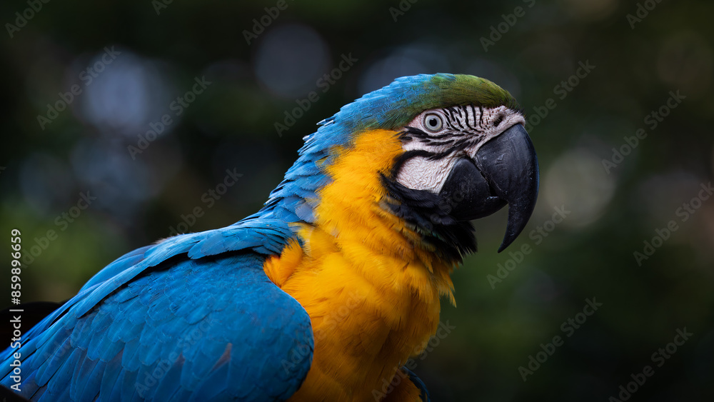 Obraz premium Blue-throated macaw, 