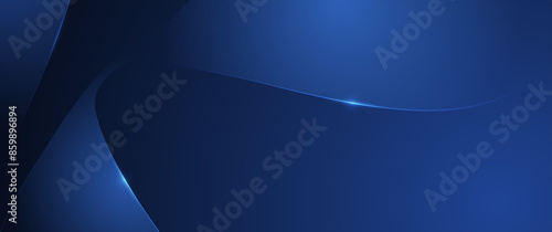 Vector abstract dynamic geometric shape, wave flow line, light effect, and texture on blue gradient color for wallpaper, template banner. Illustration modern graphic design for futuristic background