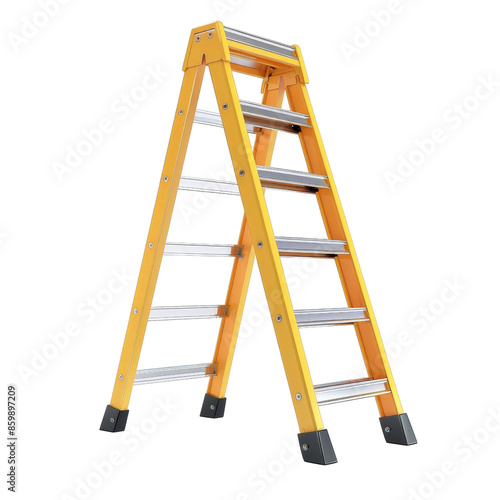 ladder clipart, electrician item, , aluminum, isolated on white background