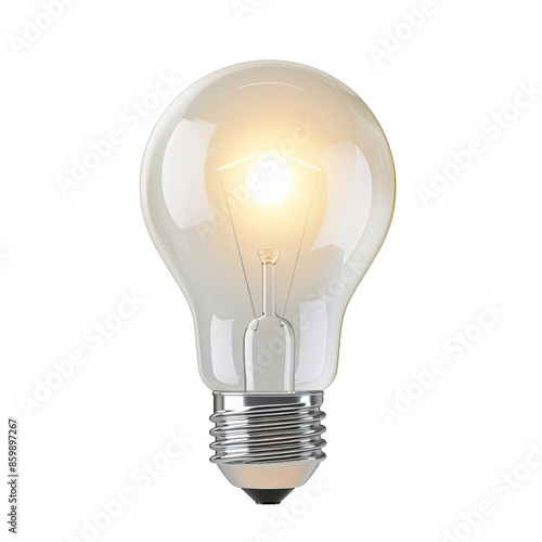 light bulb clipart, electrician item, , incandescent, isolated on white background