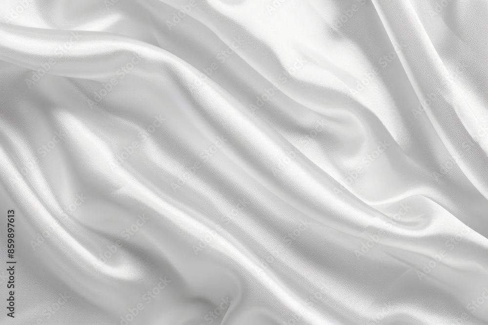 Minimalist shimmering white fabric with subtle line pattern Minimalist shimmering white fabric with subtle line pattern
