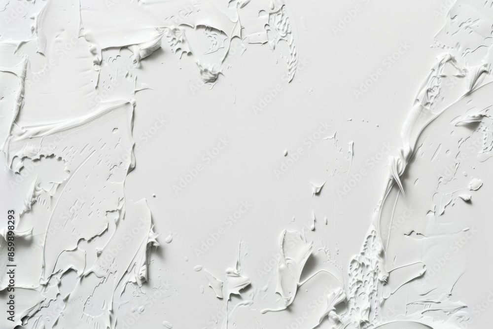 Abstract art with textural white torn paper Abstract art with textural white torn paper