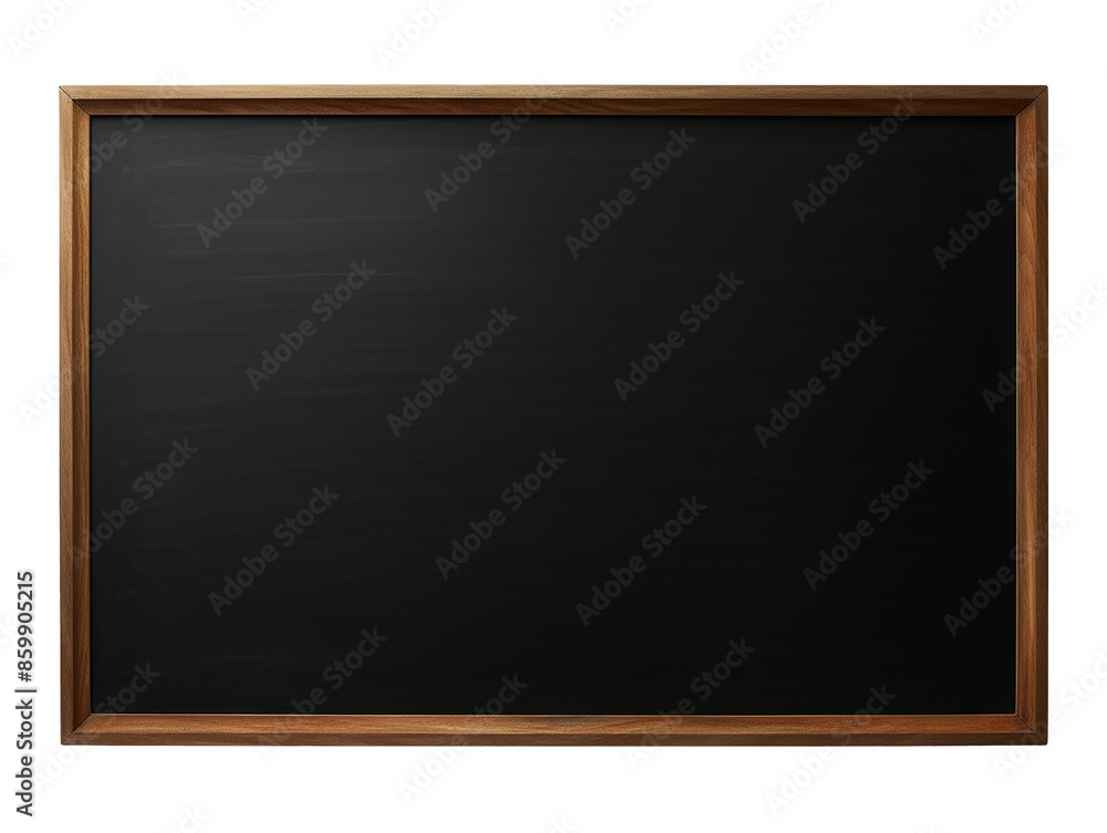 blank blackboard isolated