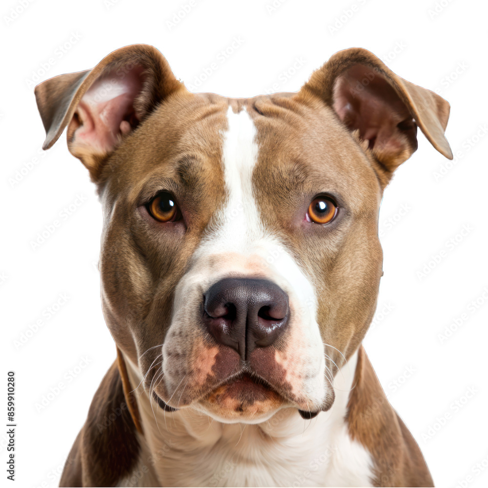 Pit bull dog isolated on transparent background Pit bull dog isolated on transparent background