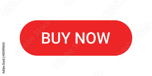 Shop Now Button - Vector Illustration Isolated on White Background