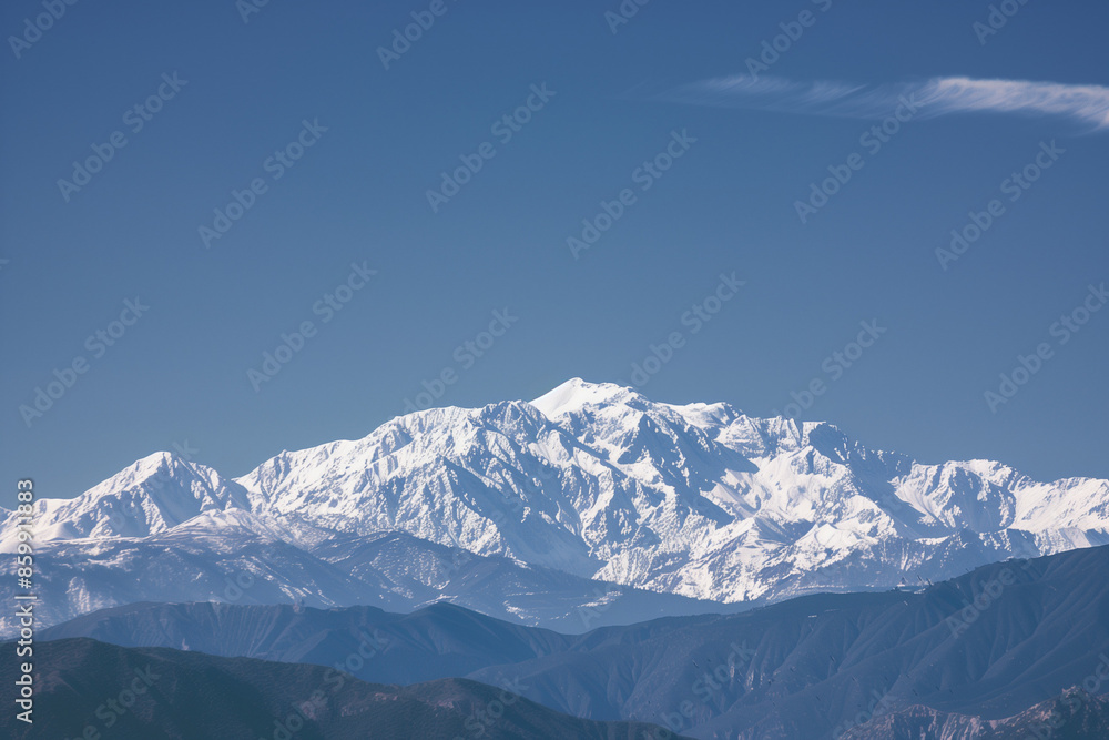 Snowy Mountain Landscape Snowy Mountain Landscape