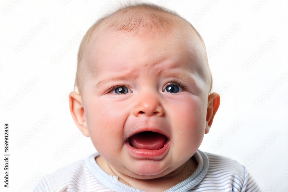 crying baby with blue eyes.crying little baby. crying baby with blue eyes.crying little baby.