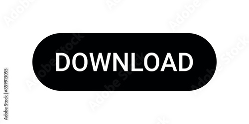 Download Now Button - Isolated Vector Illustration on White Background