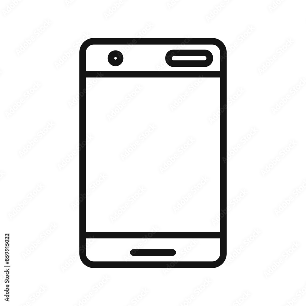 Modern Smartphone Icon Ideal for Mobile Technology and Gadgets Modern Smartphone Icon Ideal for Mobile Technology and Gadgets