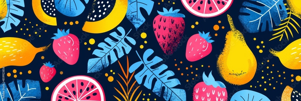 Abstract Fruit Pattern Abstract Fruit Pattern