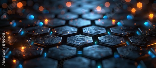 Futuristic Hexagon Pattern