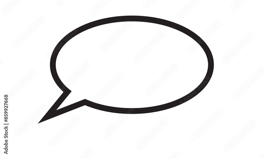 Speech bubble outline icon vector illustration. Comic bubble symbol hand drawing design element. isolated on white background. Vector illustration. EPS 10/AI Speech bubble outline icon vector illustration. Comic bubble symbol hand drawing design element. isolated on white background. Vector illustration. EPS 10/AI