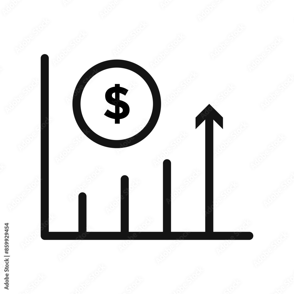 Growth Chat Arrow Icon Perfect for Messaging and Communication Growth Chat Arrow Icon Perfect for Messaging and Communication