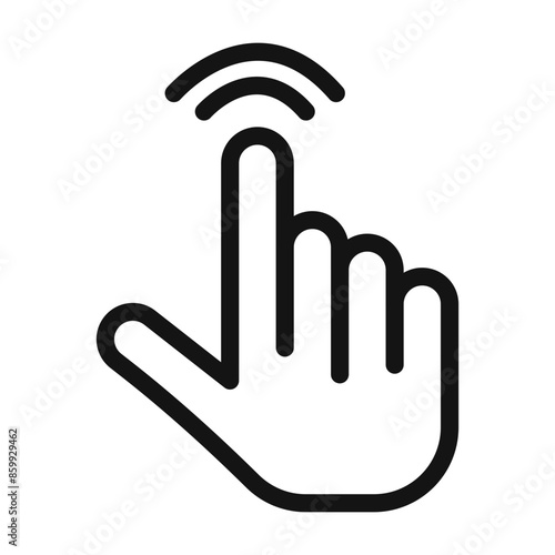 Navigation Cursor Hand Icon Ideal for User Interface Controls