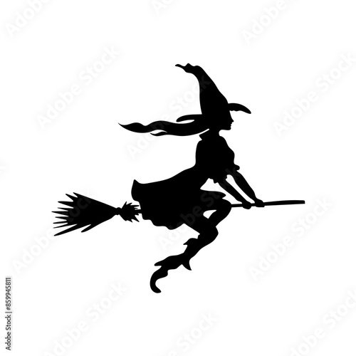 Halloween Witch Silhouette 