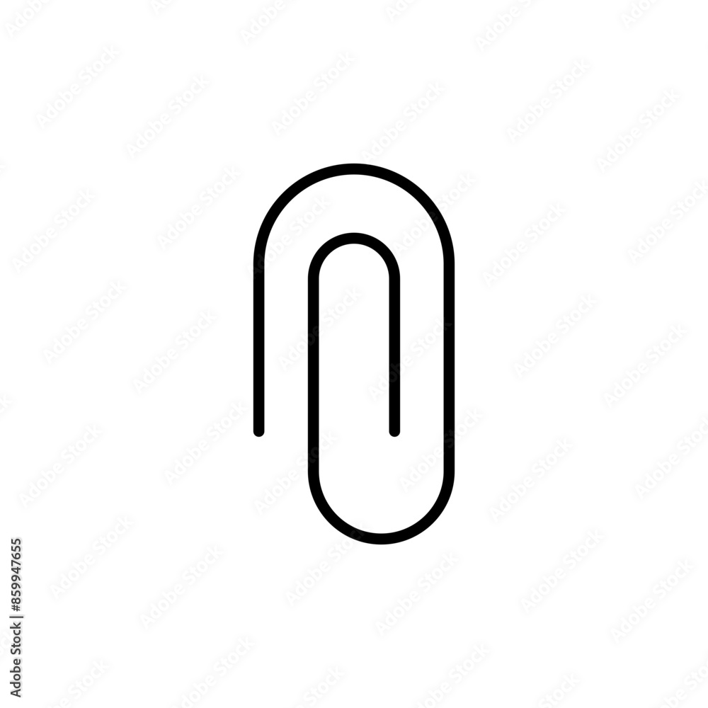 Attachment Clip Icon Ideal for File Management and Email Attachments Attachment Clip Icon Ideal for File Management and Email Attachments