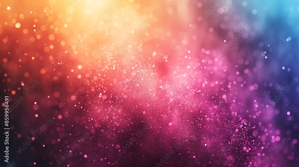 Abstract background with soft, glowing lights in shades of pink, blue, and orange. Abstract background with soft, glowing lights in shades of pink, blue, and orange.