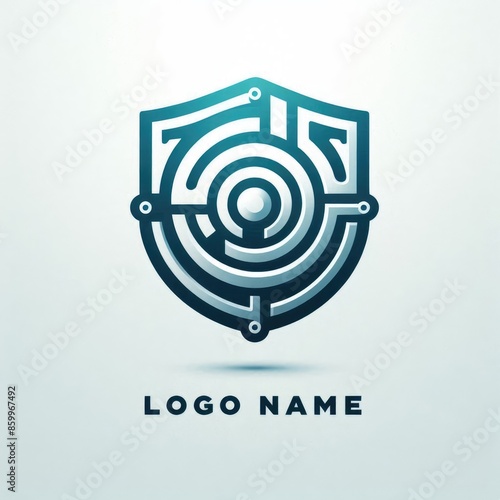 Futuristic and Minimalist Protection Logo