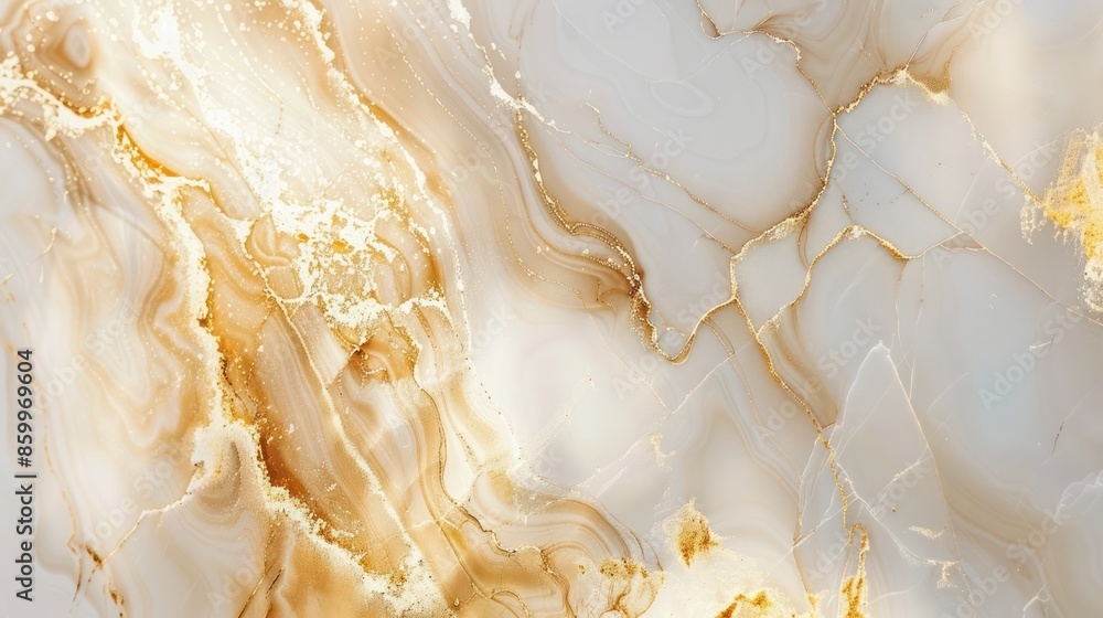 Abstract Marble Texture with Golden Veins Abstract Marble Texture with Golden Veins