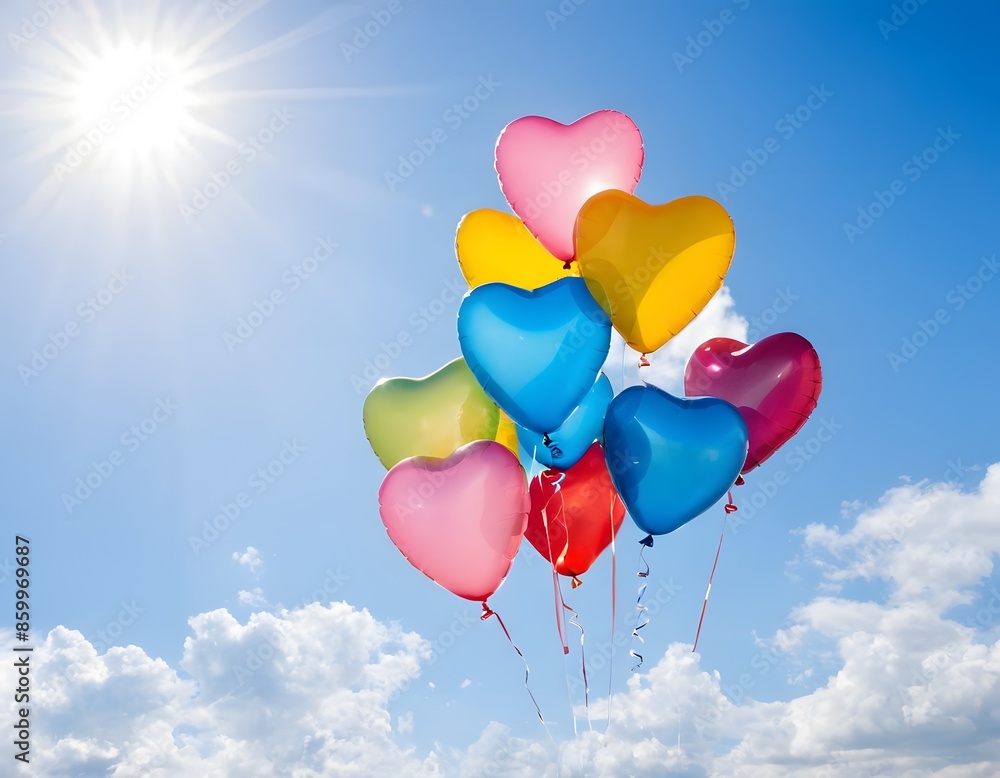 balloons in the sky happy birthday valentines day love balloons in the sky happy birthday valentines day love