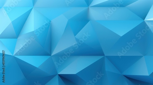Abstract blue background with dynamic triangles