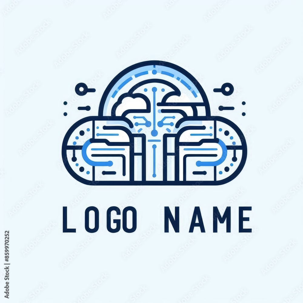 Logo for AI-Powered Cloud Storage Technology Logo for AI-Powered Cloud Storage Technology
