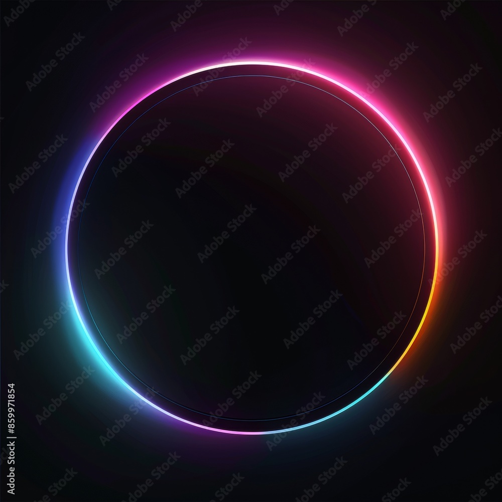 a dark neon background with a black center a dark neon background with a black center