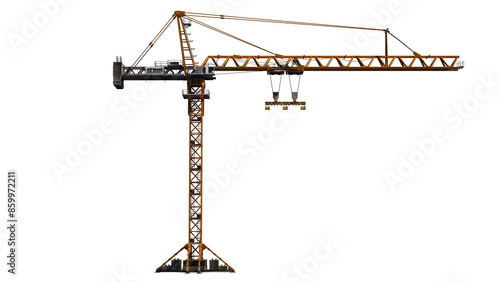 crane hook with crane isolated