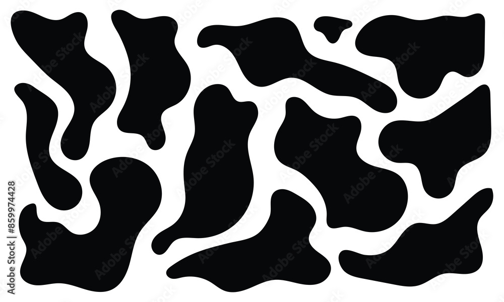 Liquid abstract organic blob shapes set. Wavy elements bubbles and drops in trendy y2k style. Random blob shapes. Organic blobs set. Rounded abstract organic shapes collection in eps 10. Liquid abstract organic blob shapes set. Wavy elements bubbles and drops in trendy y2k style. Random blob shapes. Organic blobs set. Rounded abstract organic shapes collection in eps 10.