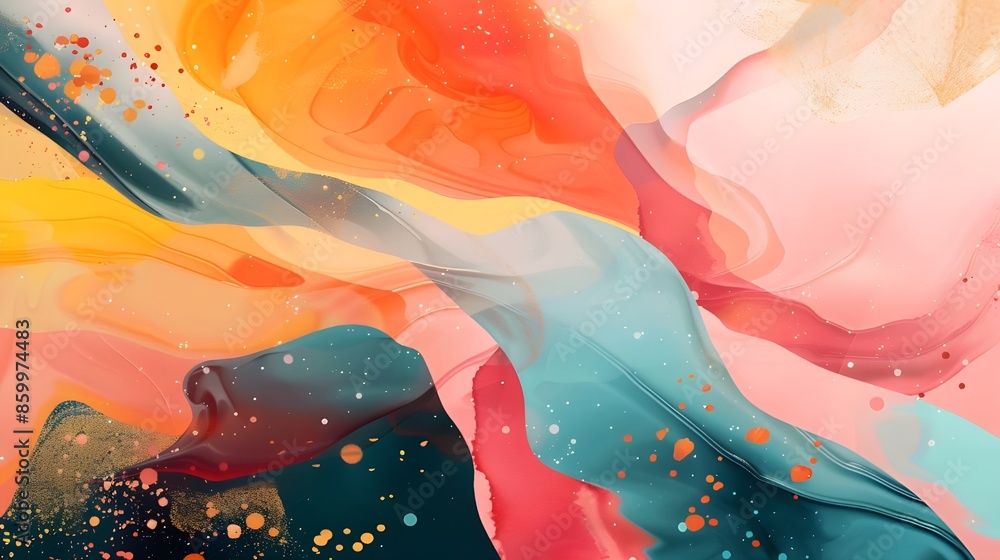 Fototapeta premium abstract watercolor background