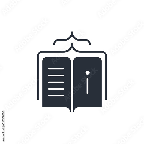 Combined information. File Merge. Vector linear icon isolated on white background.