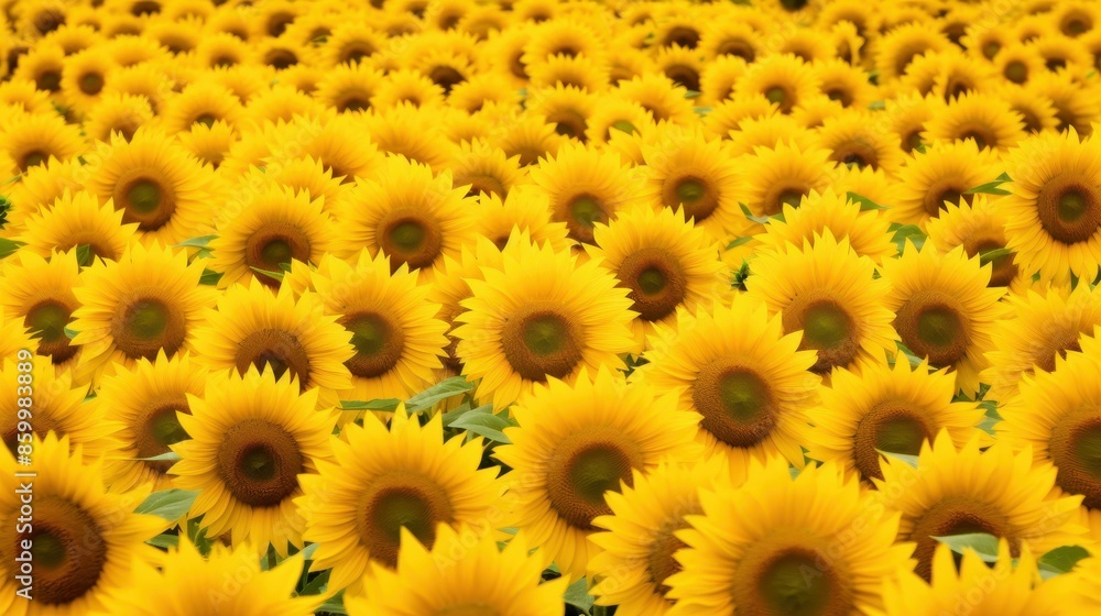 Feel the warmth with a stunning sunflower field in full bloom, radiating optimism under the golden sunlight. Feel the warmth with a stunning sunflower field in full bloom, radiating optimism under the golden sunlight.