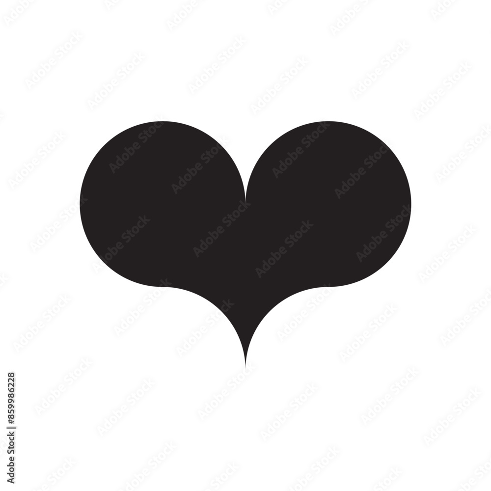 heart playing Card vector icon eps heart playing Card vector icon eps