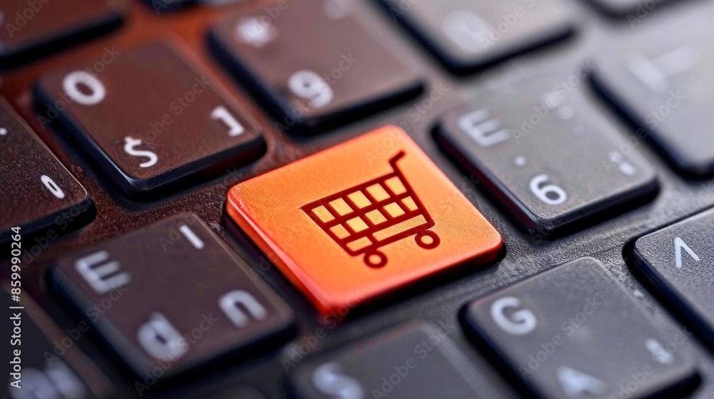 Obraz premium Ecommerce Capture an ecommerce business setup with professionals managing online sales and marketing.