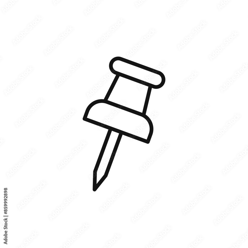 Push Pin Thumbtack Icon Perfect for Organizing and Pinning Push Pin Thumbtack Icon Perfect for Organizing and Pinning