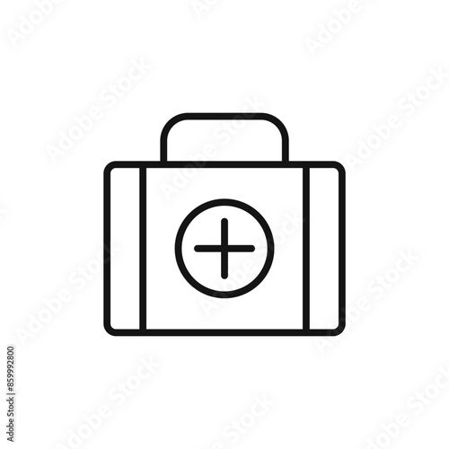 Medical Doctor's Bag Icon Ideal for Healthcare and Emergency Services