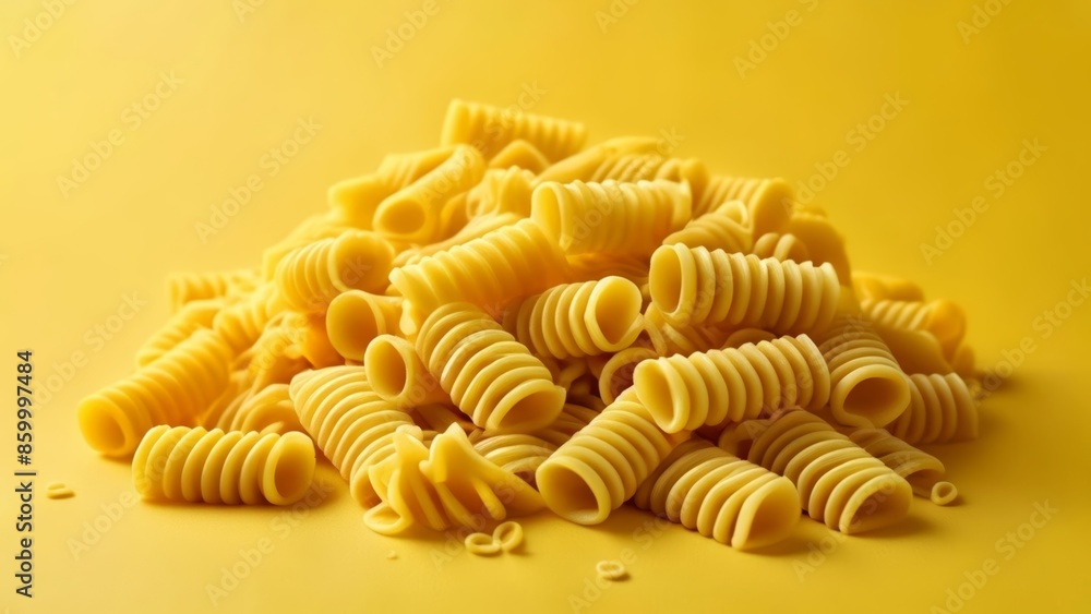 A delightful pile of pasta ready to be served A delightful pile of pasta ready to be served