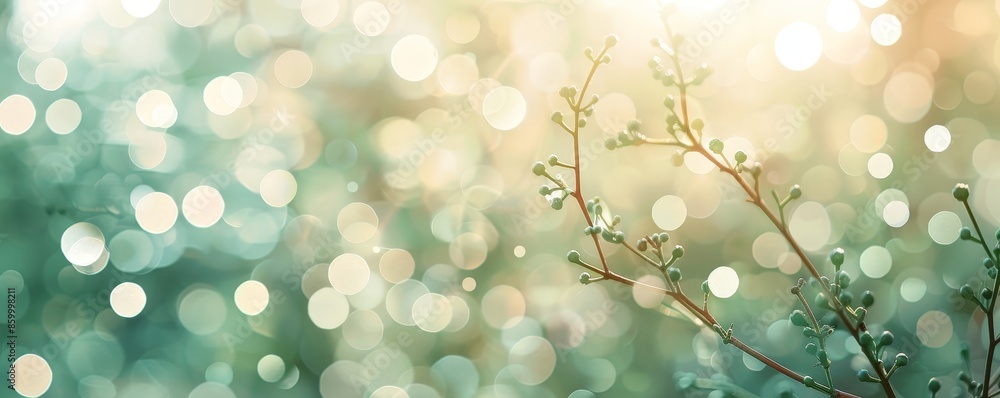 Serene Bokeh Green and Blue Wallpaper for Contemporary Home Decor and Graphic Design Serene Bokeh Green and Blue Wallpaper for Contemporary Home Decor and Graphic Design