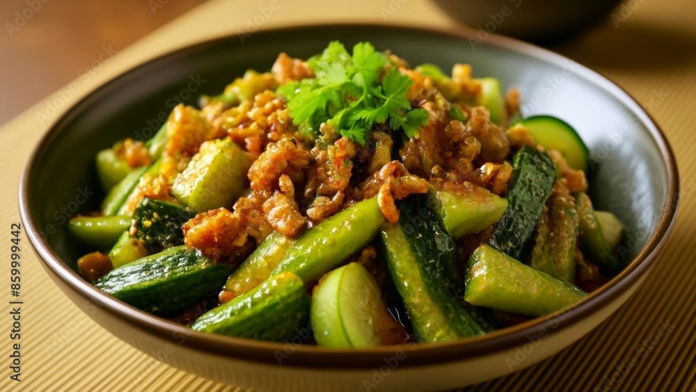 Deliciously vibrant stirfry in a bowl Deliciously vibrant stirfry in a bowl