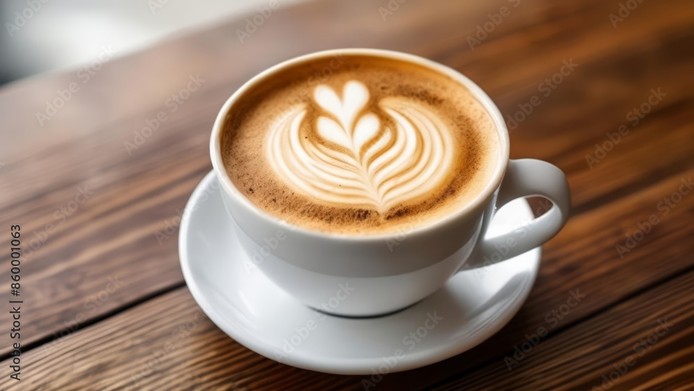 A moment of tranquility with a heartwarming cup of coffee A moment of tranquility with a heartwarming cup of coffee