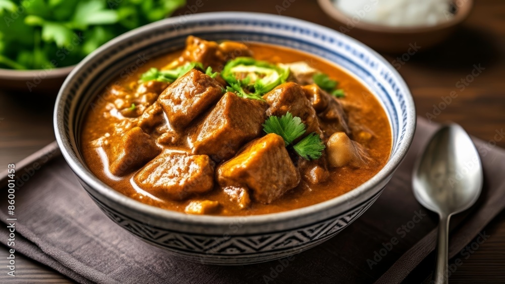 Delicious beef stew ready to be savored Delicious beef stew ready to be savored