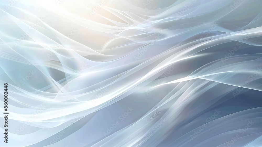 Light abstract background with smooth white and gray lines Light abstract background with smooth white and gray lines